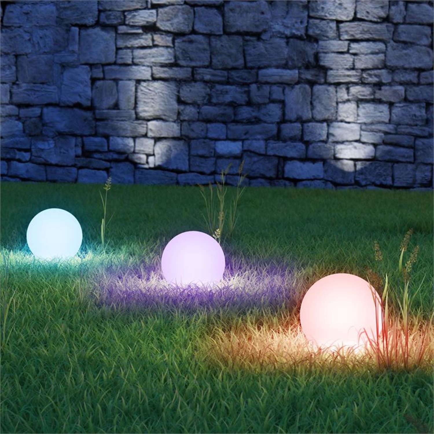 Loomy Lumière flottante LED 50cm 16 LEDs RGB batterie 50 cm