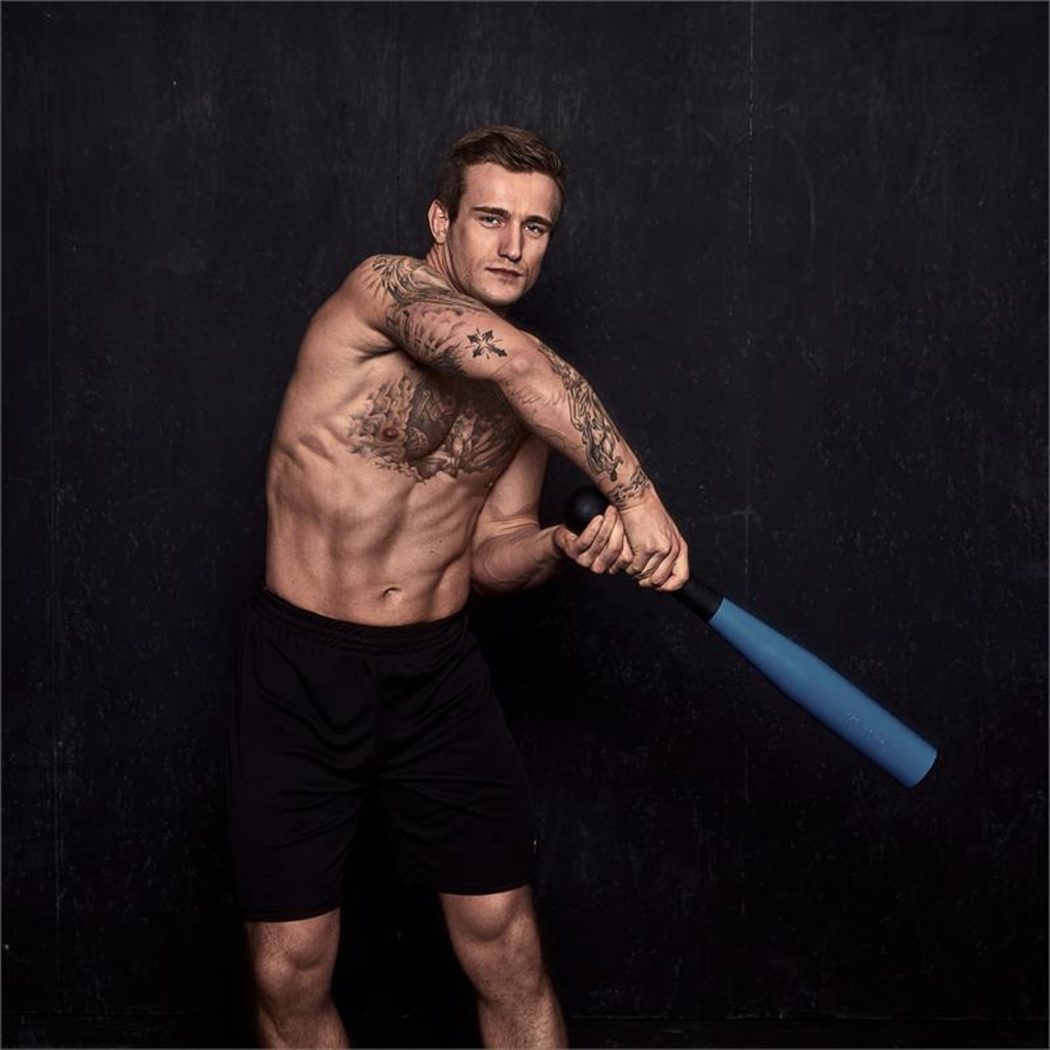 Bludgeon Clubbell Massue de musculation métal bleu/noir 8kg 8 kg