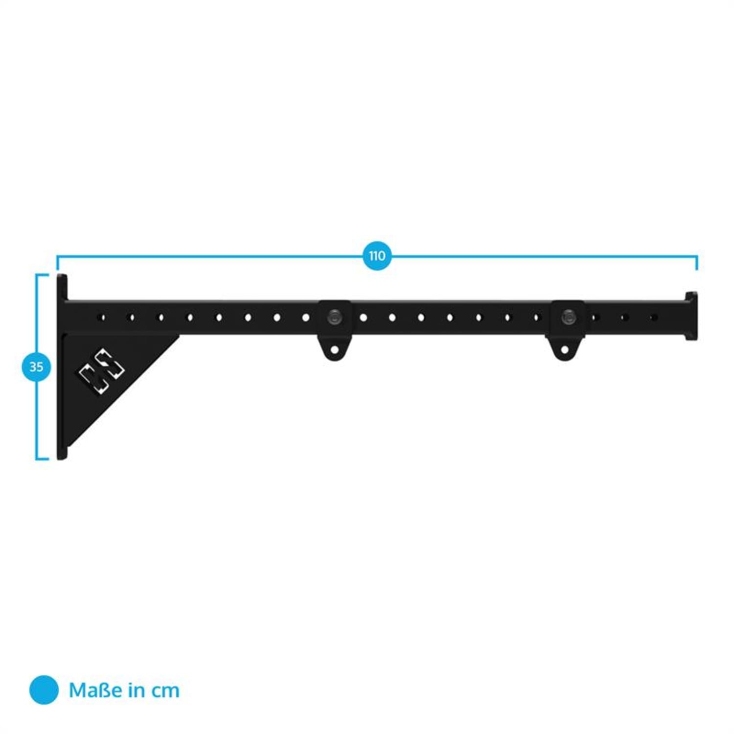 Ring Add Turnring-Ophanging Bevestigingsarm max. 200 kg Metalen Rack 