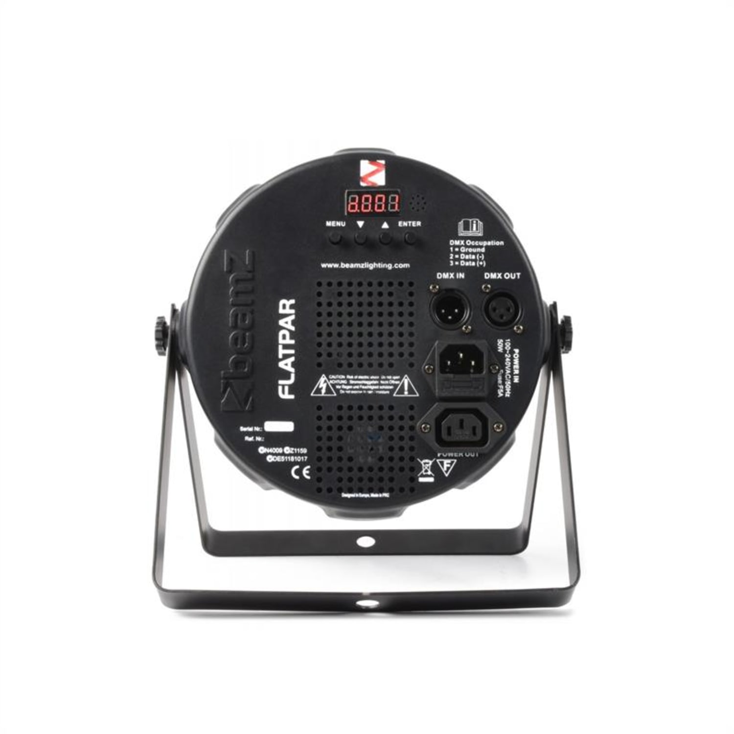 FlatPAR 36 x 1W PAR-valonheitin RGB LED DMX IR sis. kaukosäädin 