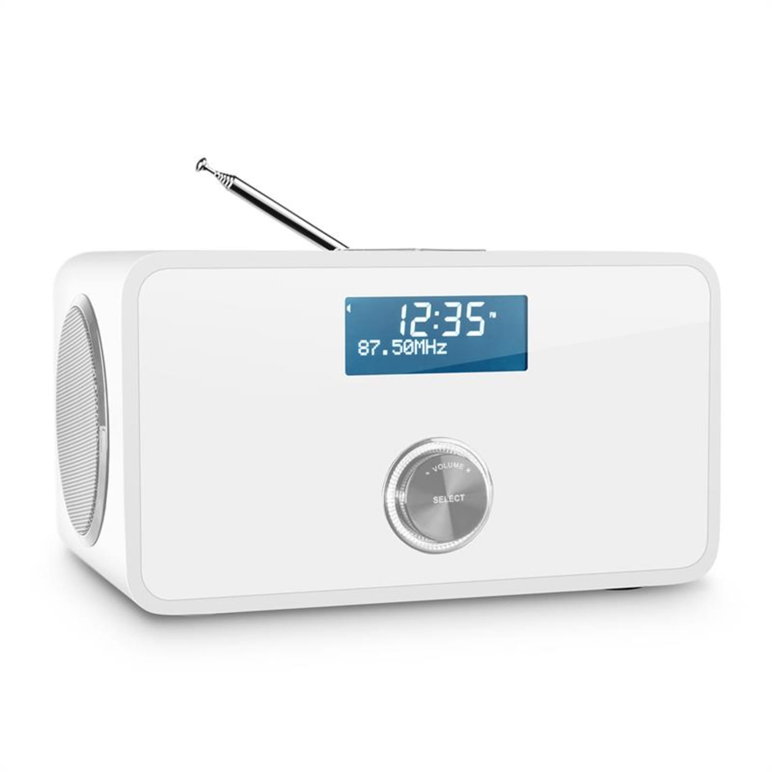 DABStep DAB/DAB+ Digital Radio Bluetooth OUC RDS Sveglia Bianco 