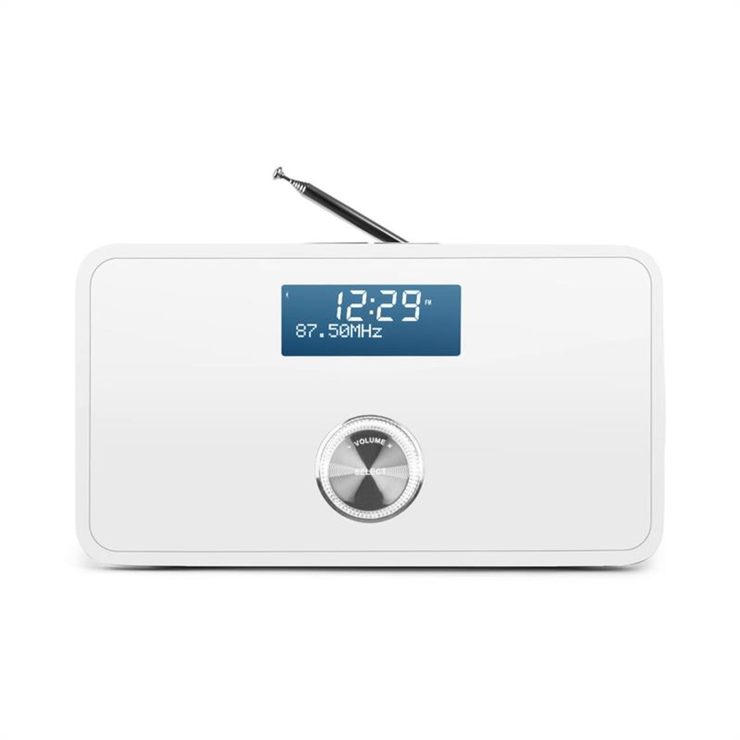 DABStep DAB/DAB+ Digital Radio Bluetooth OUC RDS Sveglia Bianco 