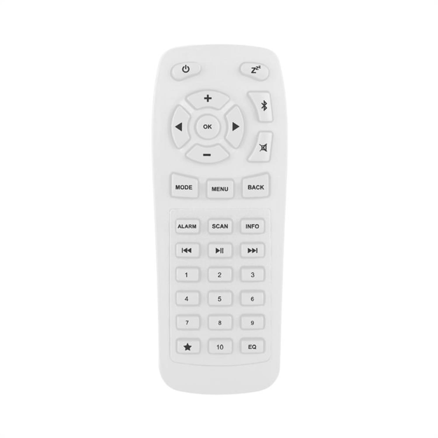 DABStep DAB/DAB+ Digital Radio Bluetooth OUC RDS Sveglia Bianco 