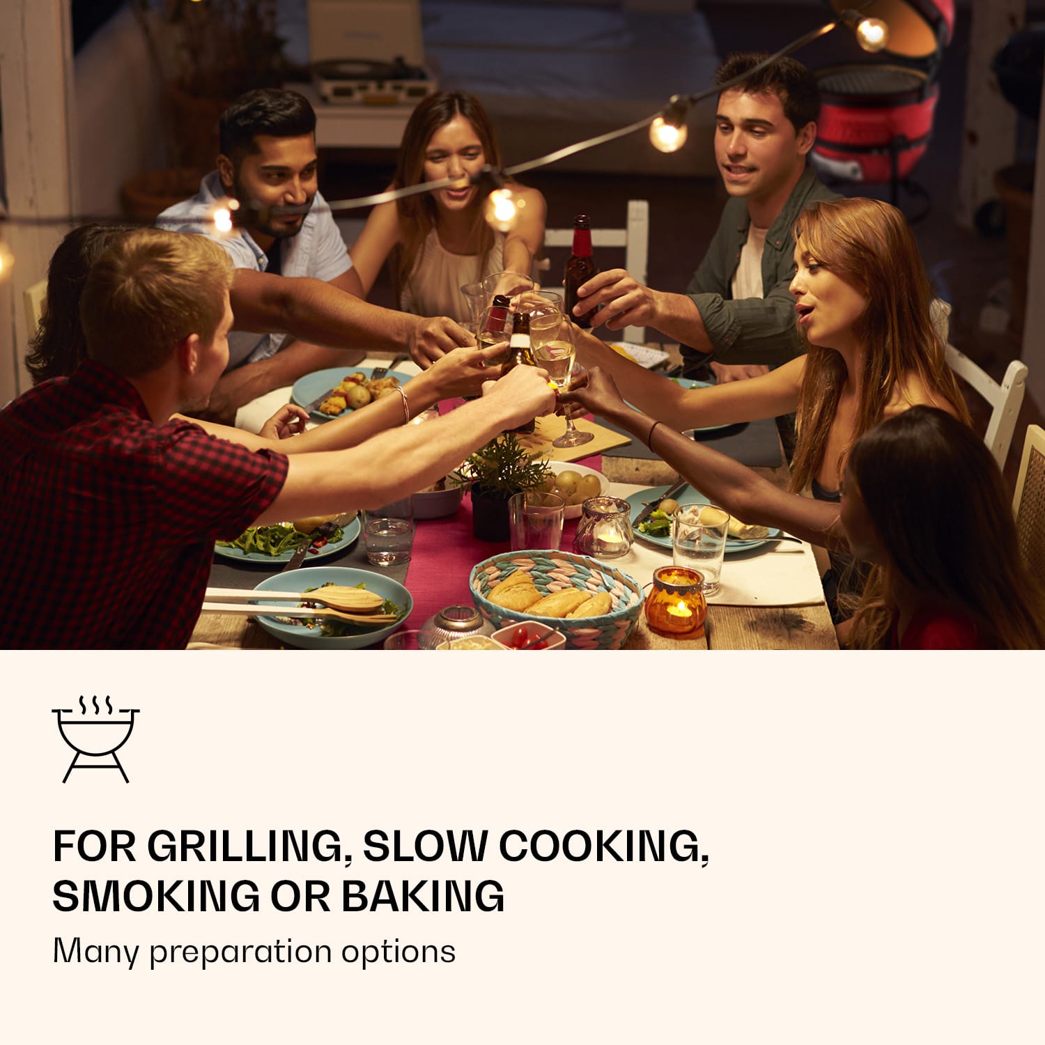 PRINCESIZE, CRVENA, KERAMIČKI KAMADO GRIL, 11", DIMLJENJE, BARBECUE, POLAGANO PEČENJE Crvena