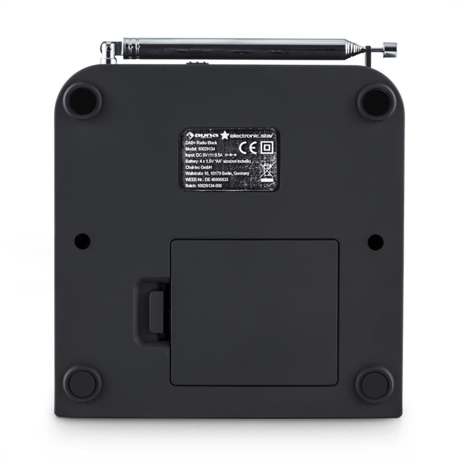 Snoozer DAB+ rádiós ébresztőóra, FM, RDS, dual alarm, antenna, elem