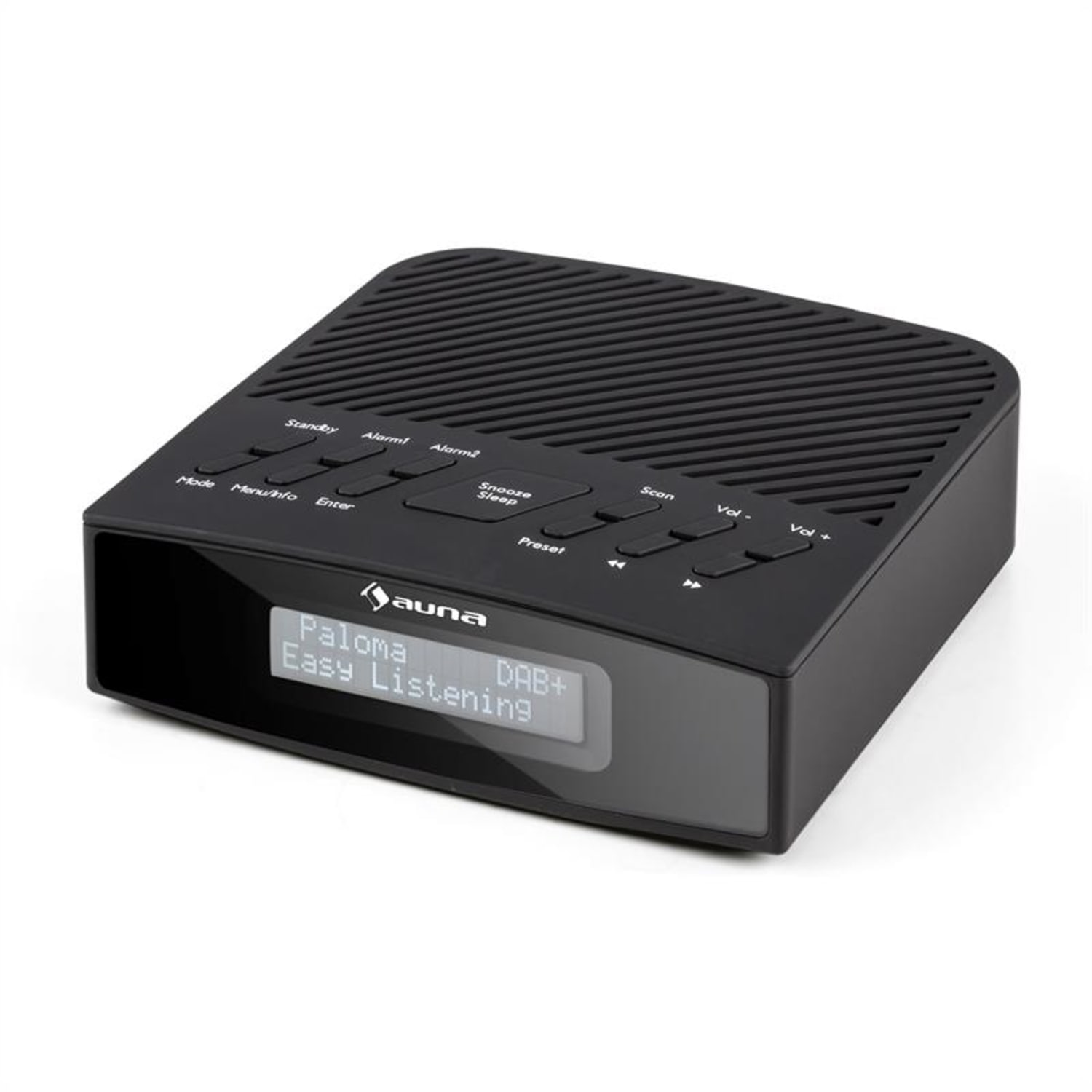 Snoozer DAB+ rádiós ébresztőóra, FM, RDS, dual alarm, antenna, elem