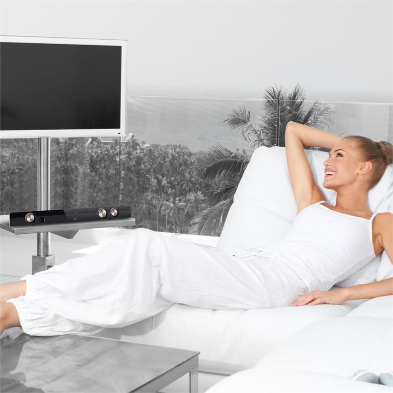 Areal Bar 460 2.1 Barra de sonido con subwoofer 120W max. Bluetooth USB AUX 