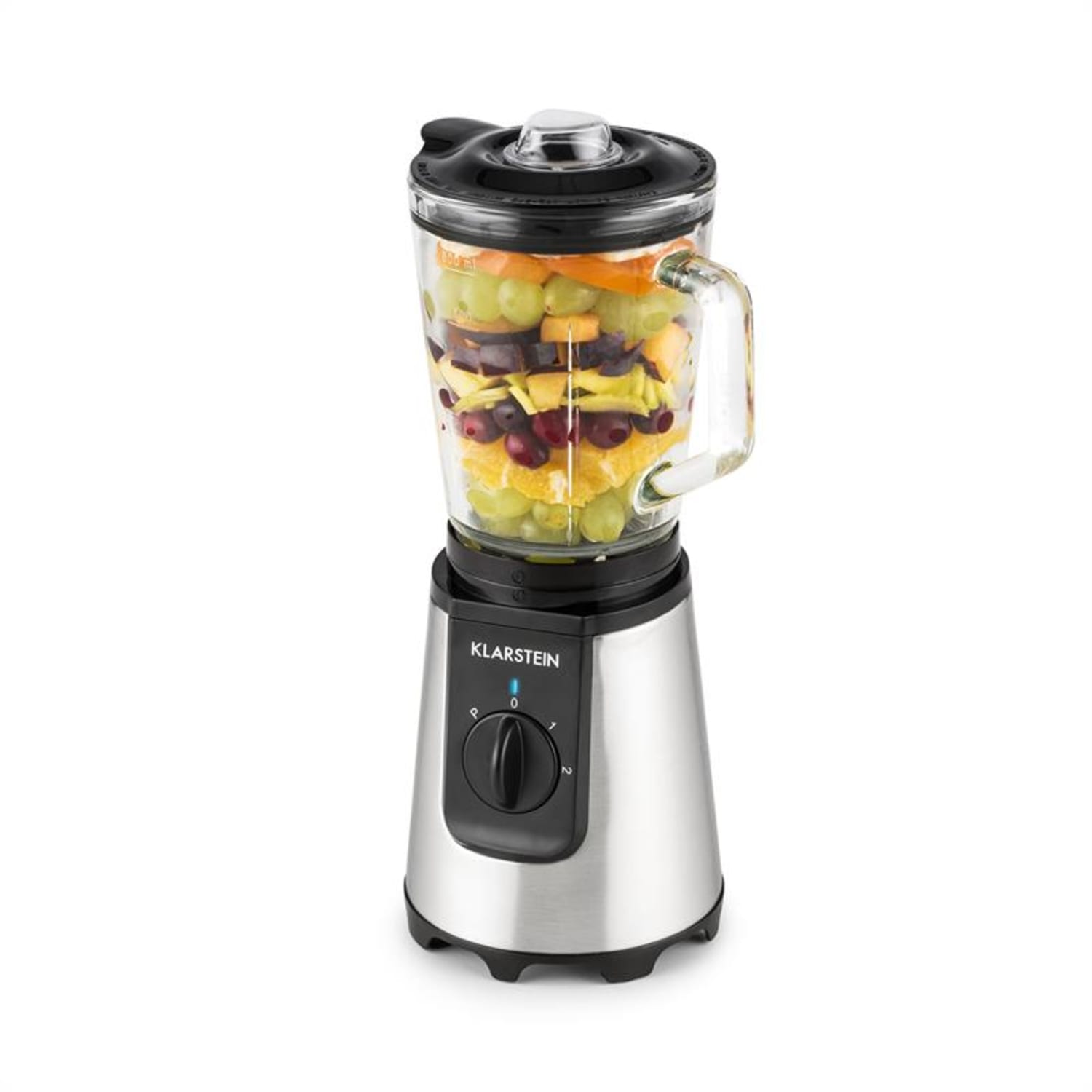 Klarstein Shiva asztali mixer, mini smoothie készítő, 0,8 l, 350 W, BPA mentes, fekete Fekete