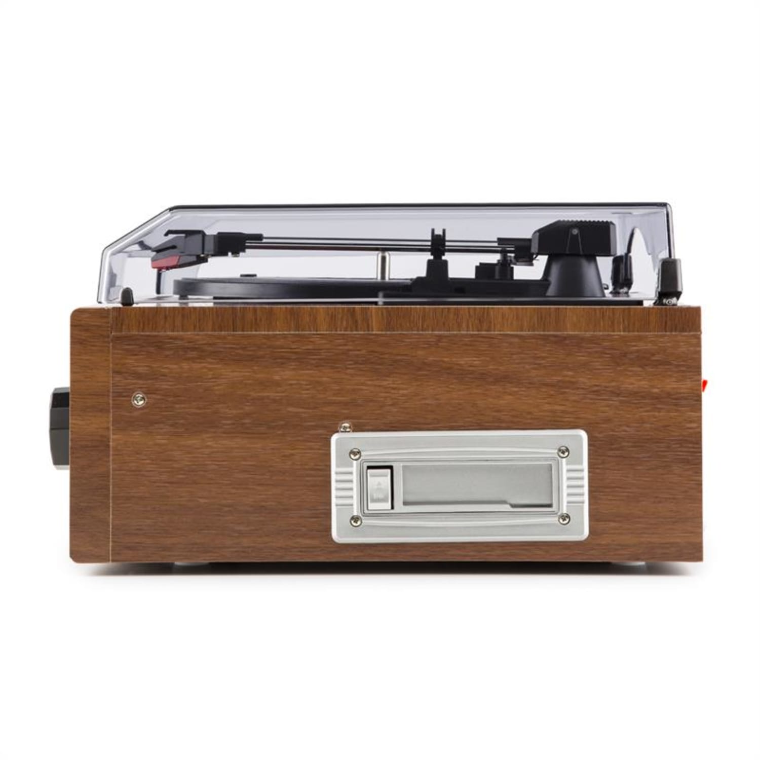 Deerwood Equipo estéreo Tocadiscos USB MP3 Codificación CD Casete FM AUX Marrón