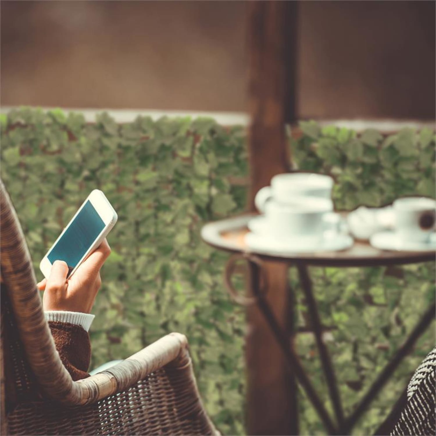 FENCY DARK IVY, SVETLO ZELEN BRŠLJAN, ZAŠČITNA OGRAJA PRED POGLEDI, ZAŠČITA PRED VETROM, 300 X 100 CM 100 cm/bršljan | Zelena