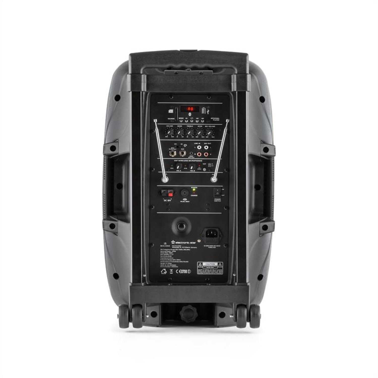 Bushfunk 30, przenośny zestaw nagłośnieniowy, kolumna aktywna, 700 W, Bluetooth, akumulator, USB/SD/MP3, UKF 30 cm (12")