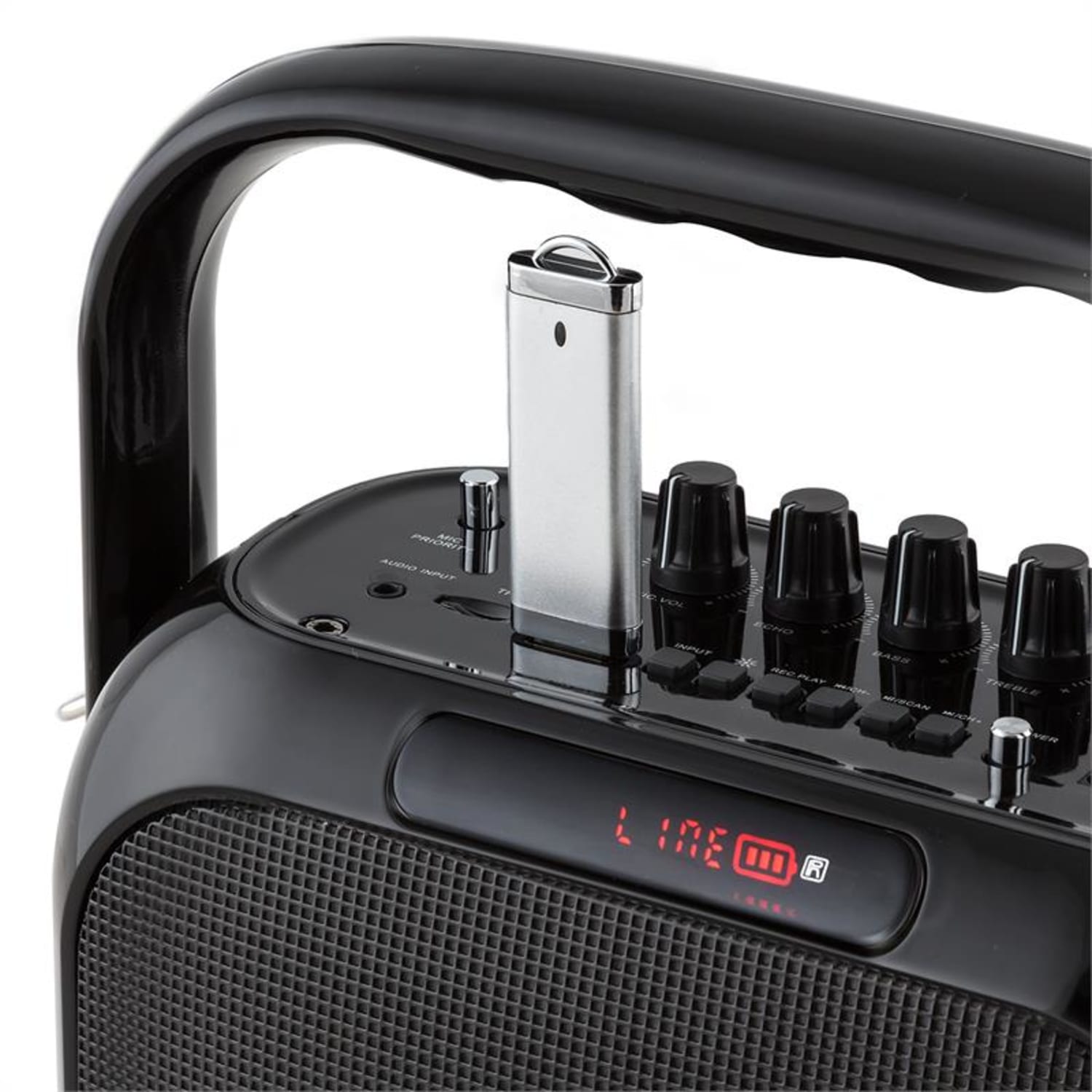 Big Dazzl Altoparlante Bluetooth Batteria LED Telecomando Nero 