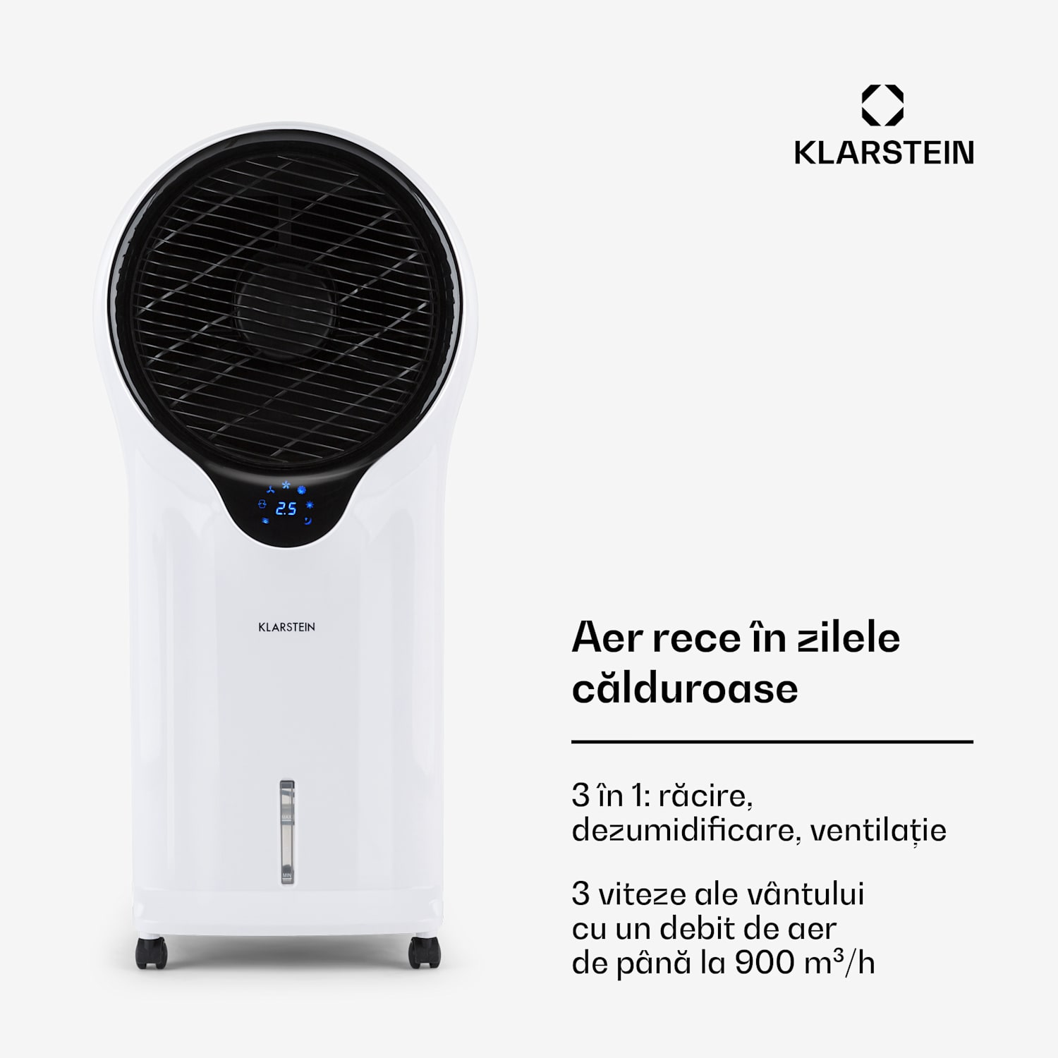 Whirlwind, 3în1, răcitor de aer, dispozitiv cu climă, umidificator de aer, 5,5L, 110 W 