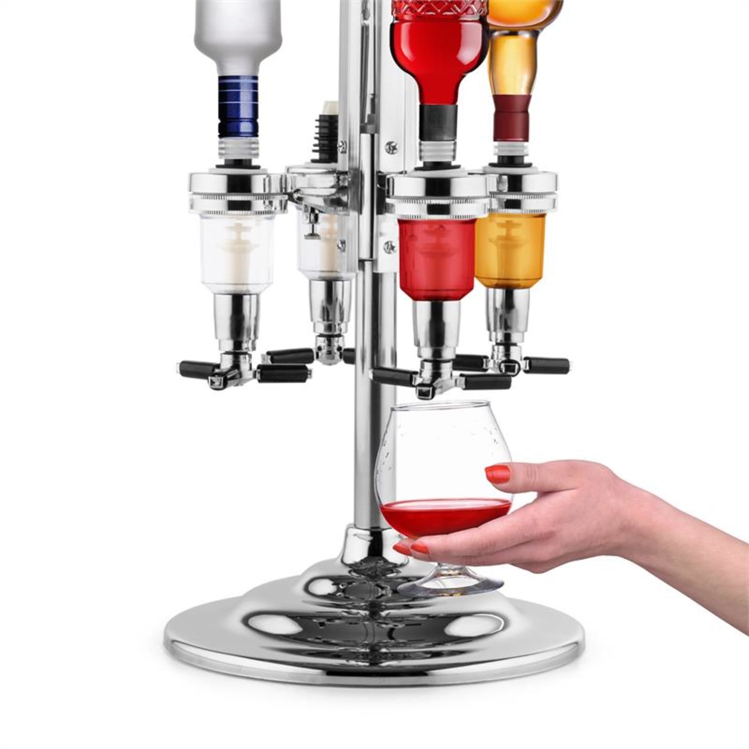 Hazlehov Rondel 4 dispensador de bebidas dosificador 4 compartimientos 