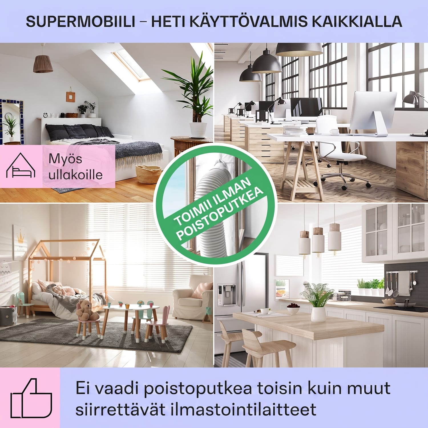 Maxfresh-tuuletin ilmanjäähdytin ilmankostutin 4-in-1-toiminto värähtely 6 l vesisäiliö 65 W ajastintoiminto 444 m³/h | Ei | Valkoinen
