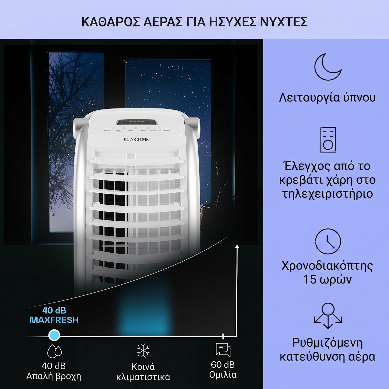 Maxfresh 6 L 444 m3/h Ψύκτης αέρα Λευκό 444 m³/h | Οχι | Λευκό