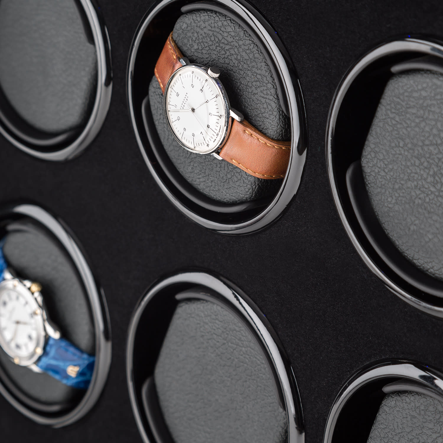 Klagenfurt Expositor Rotativo Dt /Esq P/ 12 Relógios - Feito à Mão 