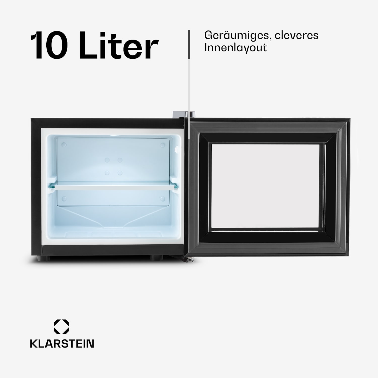 Frosty Mini-Kühlschrank 10 Liter 65W Klasse B schwarz 