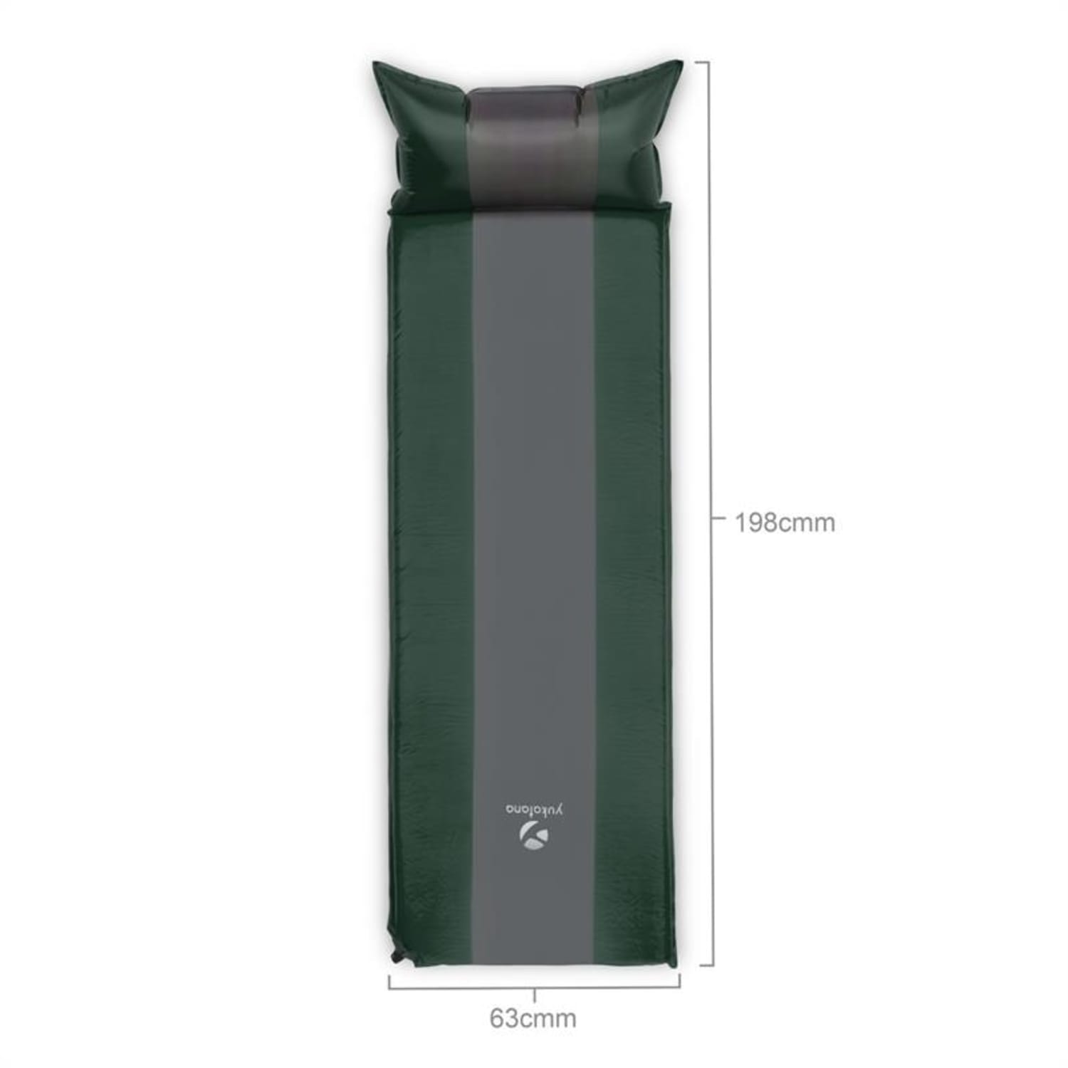 Goodsleep 5 Materassino Ad Aria 5cm Autogonfiabile Verde/Grigio 5 cm