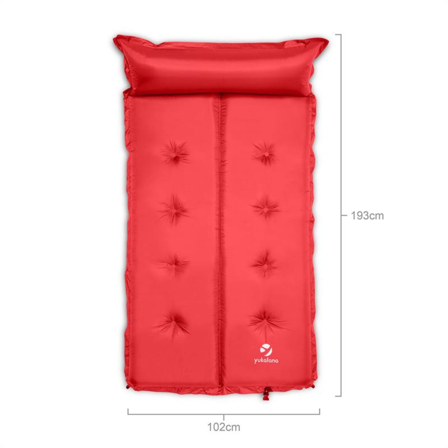 Goodbreak 10, 10 cm, roșie, saltea gonflabilă, autogonflabilă, secțiune pentru cap 10 cm | Roșu