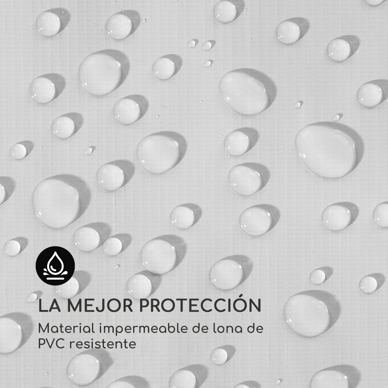 Sommerfest 3x6m 500 g/m² Carpa de fiestas Carpa PVC impermeable galvanizado 3 x 6 m/galvanizado/blanco