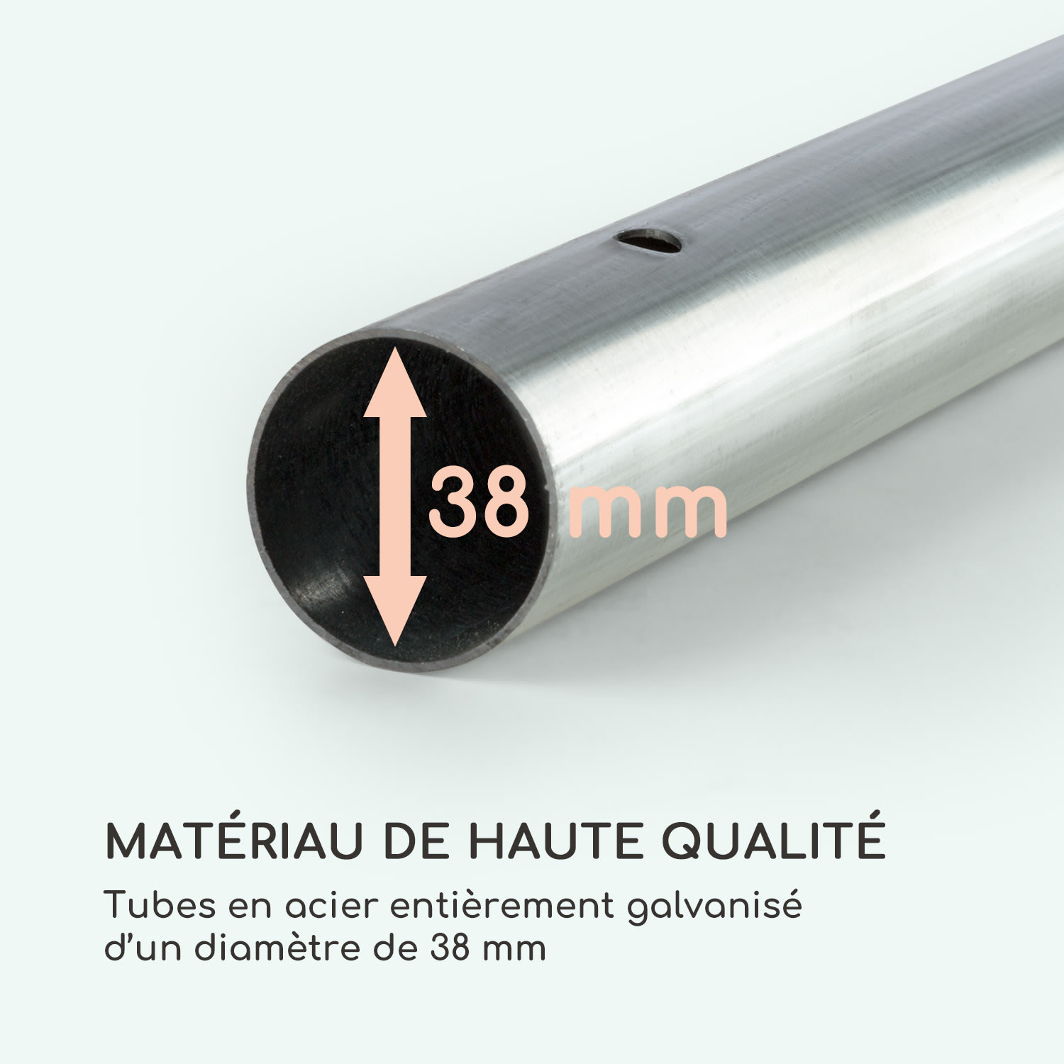 Sommerfest 3x6m 500 g/m² Chapiteau tente PVC étanche galvanisé 3x6 m / galvanisé / blanc