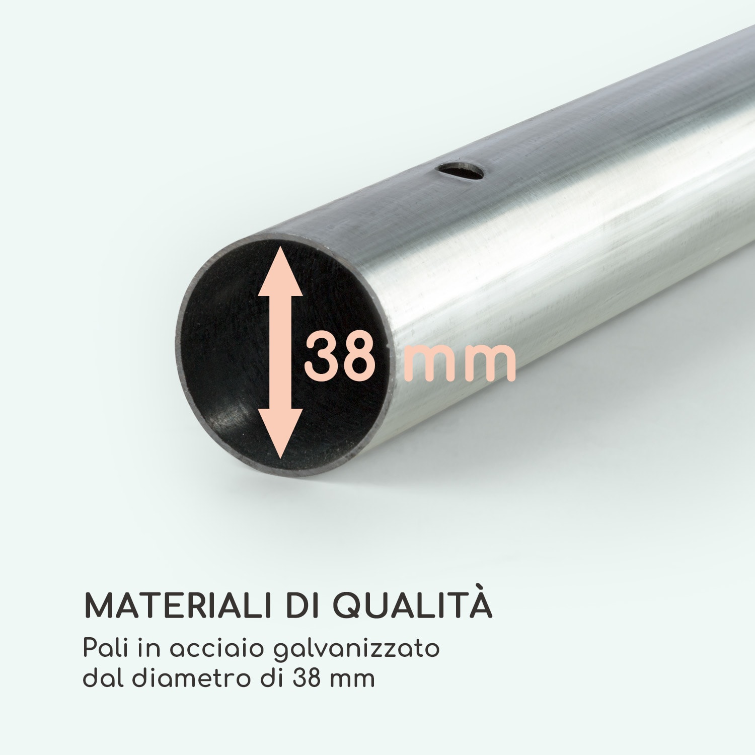 Sommerfest 3x6m 500 g/m² Tendone da Festa Gazebo PVC Bianco Ignifugo 3 x 6 m/ignifugo/bianco