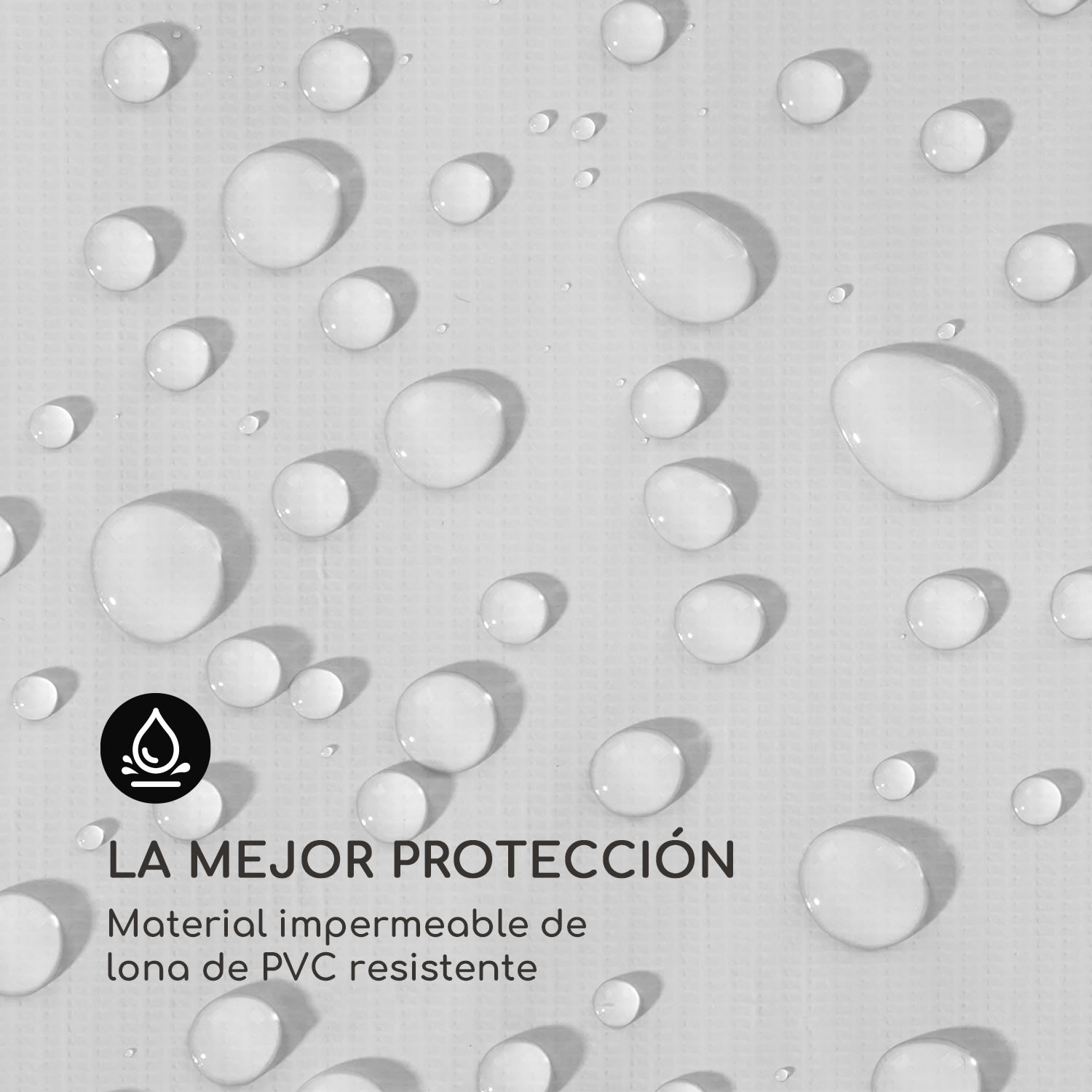 Sommerfest 4x8m 500 g/m² Carpa blanca de fiestas Carpa PVC impermeable 4 x 8 m/galvanizado/blanco