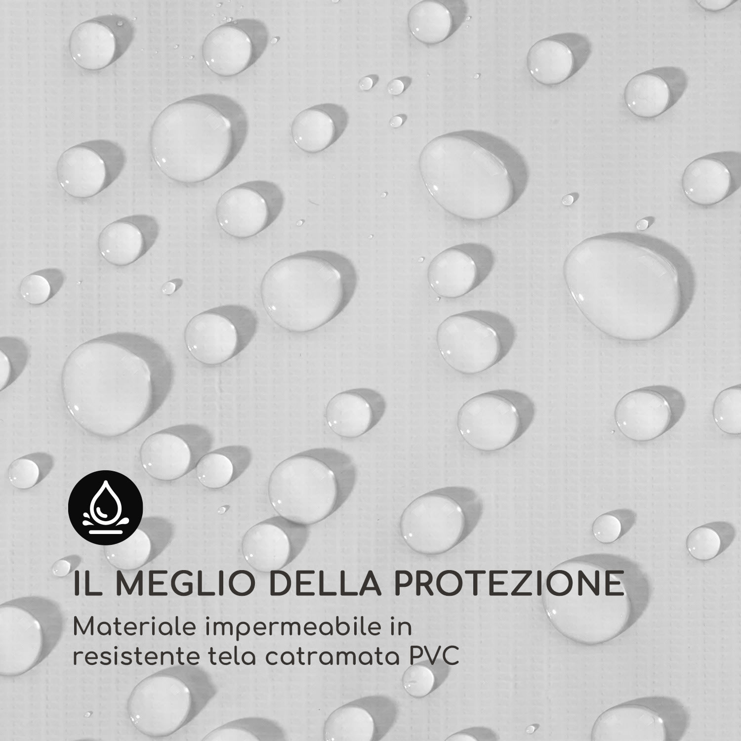 Sommerfest 5x10m 500 g/m² Tendone da Festa Gazebo da Festa PVCImpermeabile Zincato 5 x 10 m/zincato/bianco