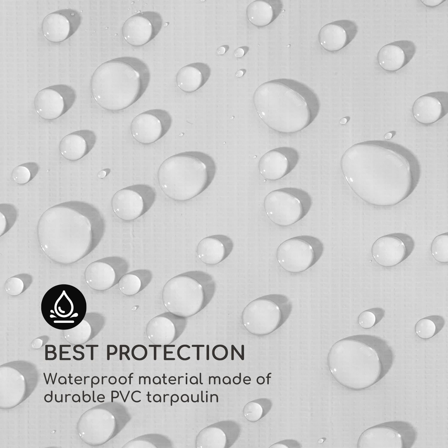 Sommerfest 6x12m 500 g/m² partytent PVC waterdicht gegalvaniseerd wit 6 x 12 m/ verzinkt/ wit