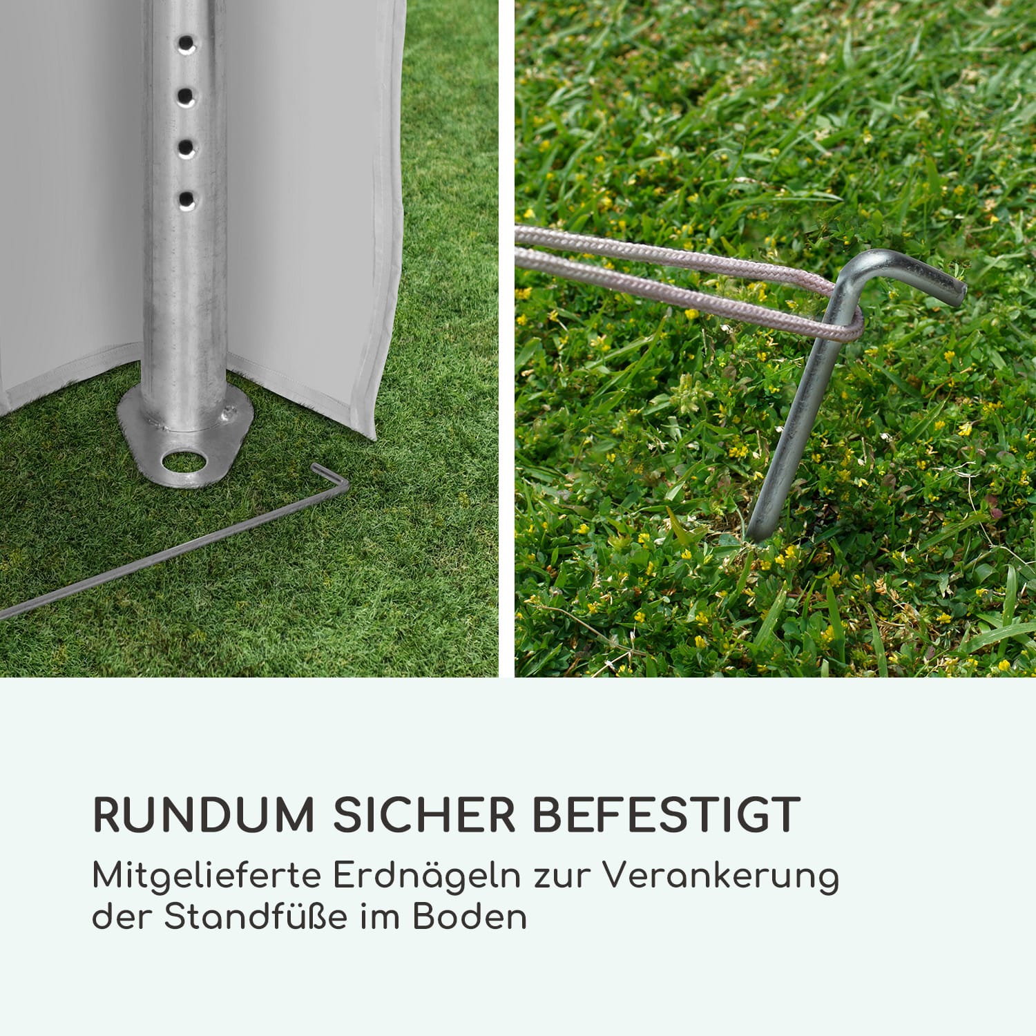 Sommerfest 6x12m 500 g/m² Chapiteau tente PVC étanche réfractaire 6x12 m / ignifuge / blanc