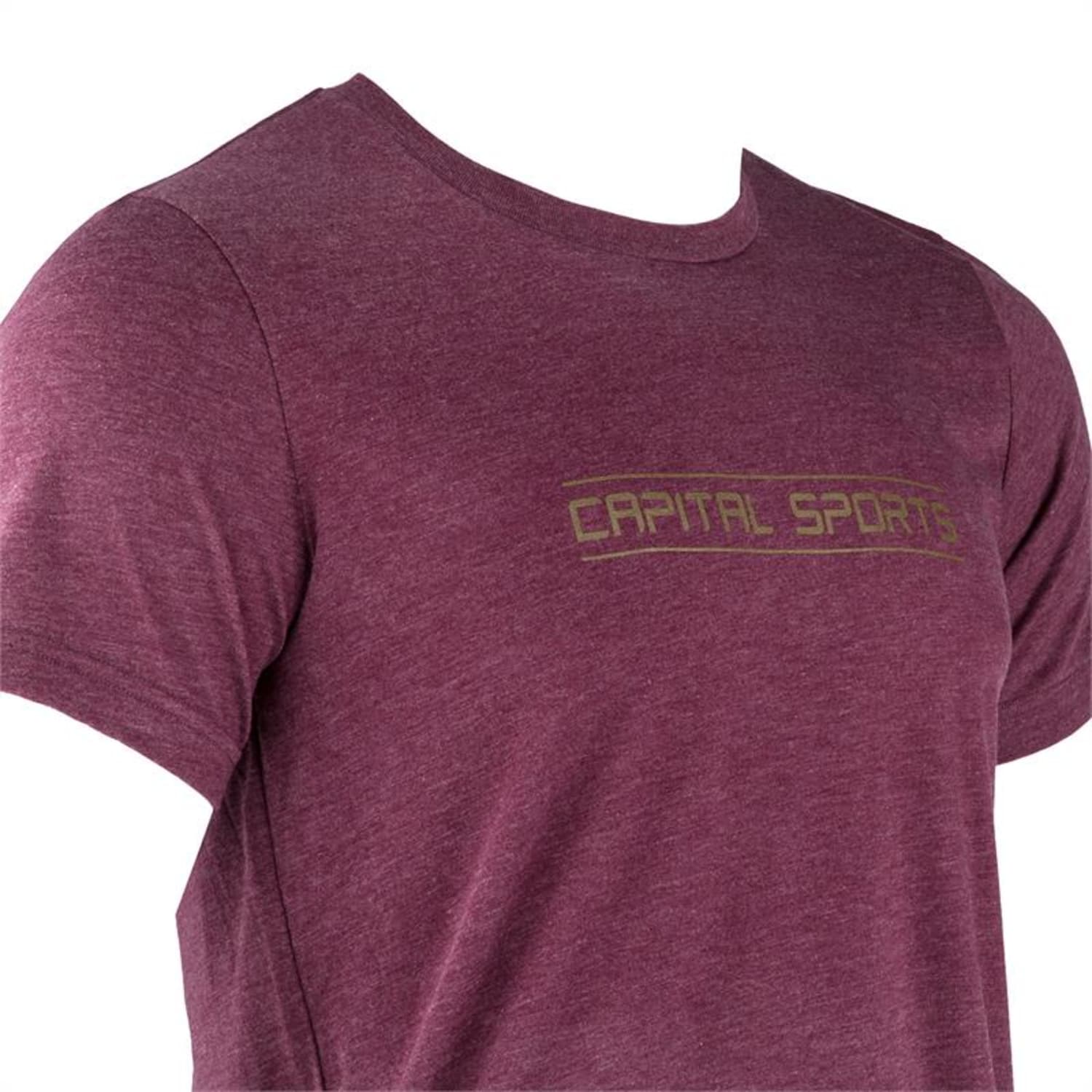 Trainings T-shirt voor mannen maat L bordeaux rood Paars | L