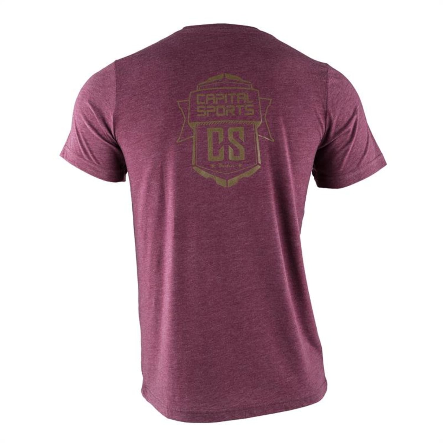 Trainings T-shirt voor mannen maat L bordeaux rood Paars | L