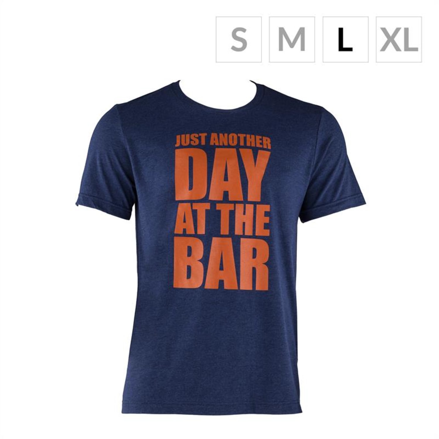 Training T-Shirt for Men Size L Navy Dark Blue | L