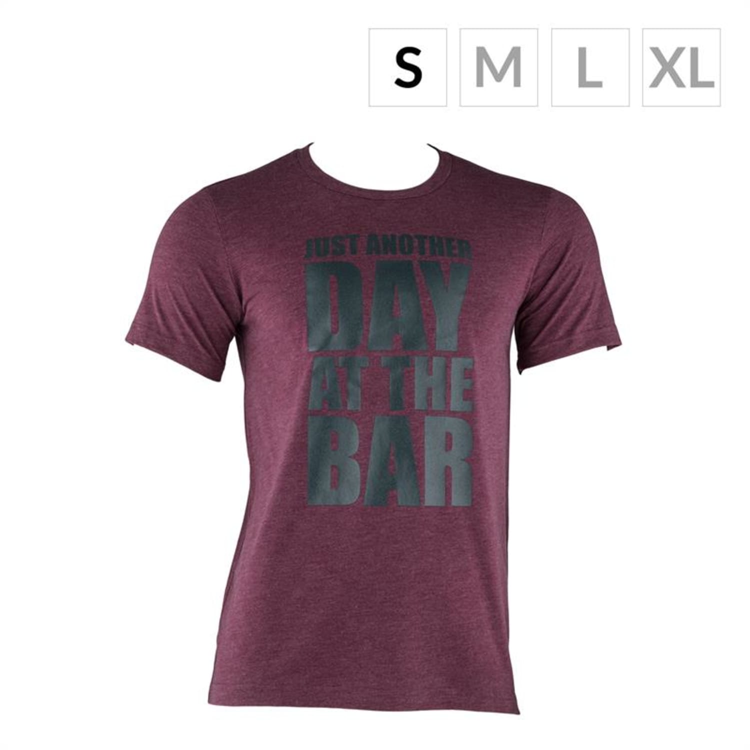 Training T-Shirt for Men Size S Maroon Mahogany | S