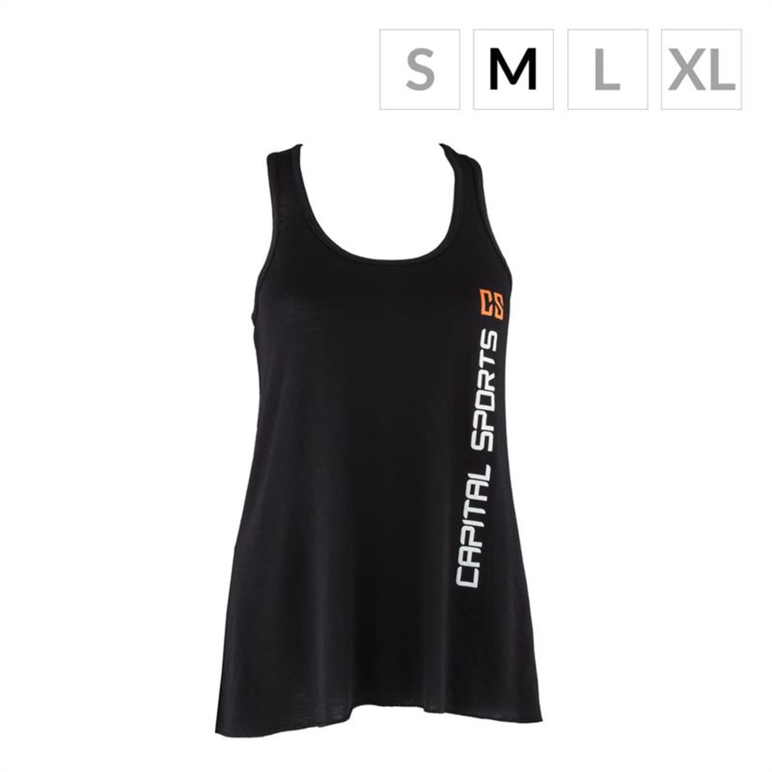 Top treningowy, koszulka, damska, rozmiar M, czarny Czarny | M