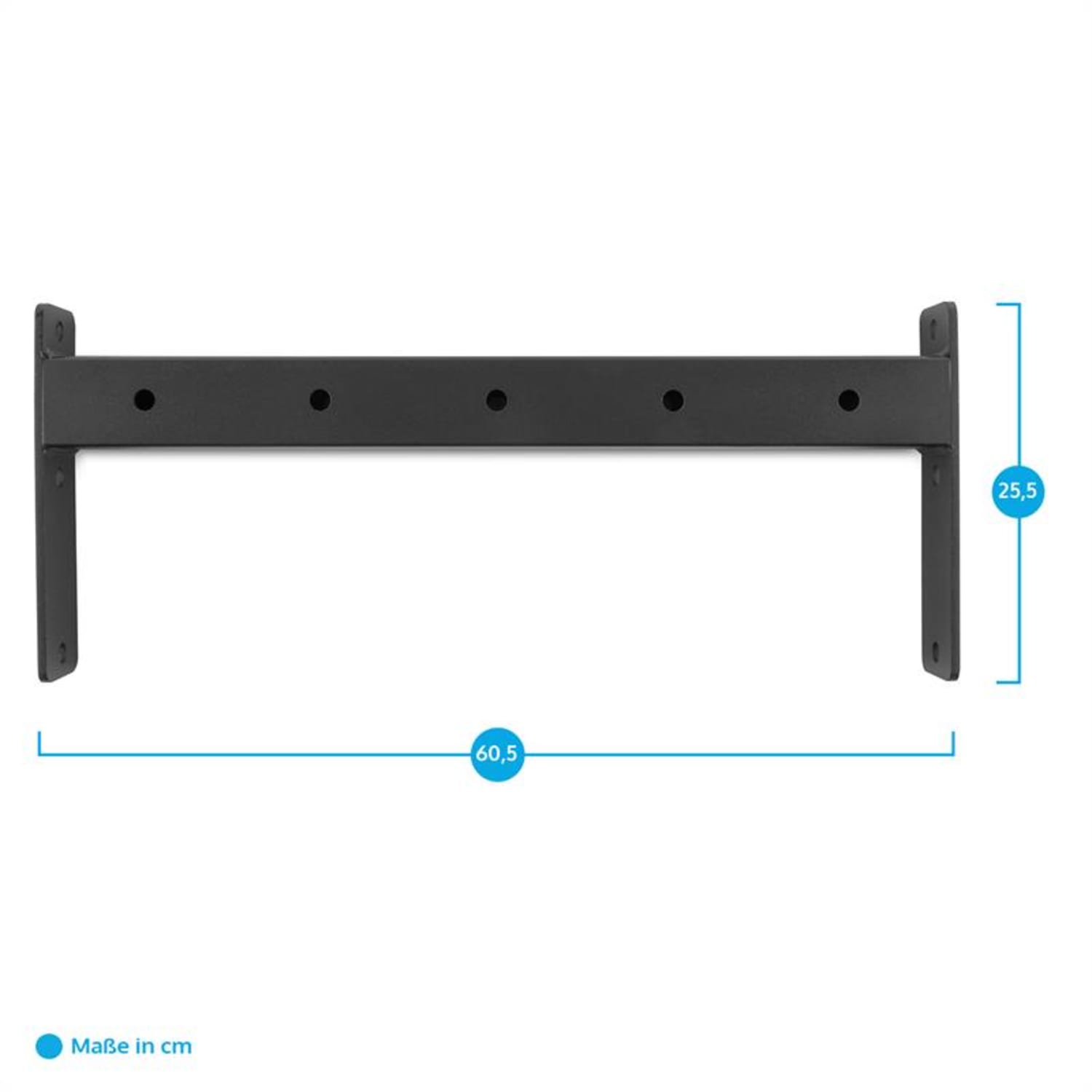 DOMINATE EDITION RACK SQUARE 24, ČRNA, KOVINA 60,5 cm