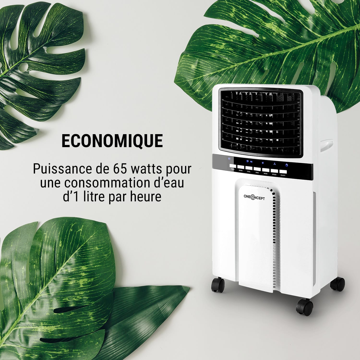 Baltic Blue luchtkoeler ventilator 65 W 360 m³/h afstandsbediening