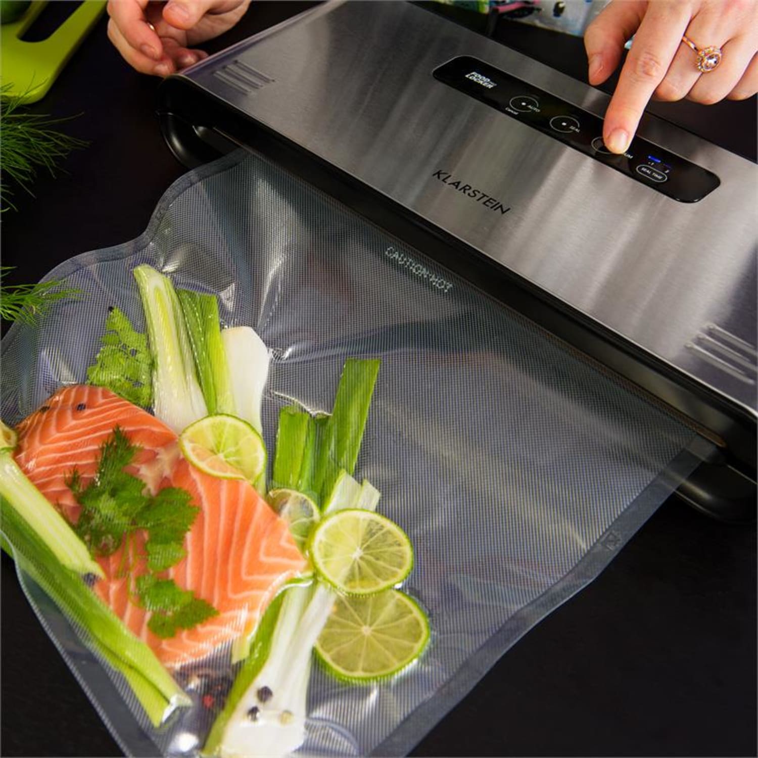 Foodlocker Pro Vacuum Sealer 30 cm 120W -0.8 bar 12 l / min Stainless Steel Pro: -0.8 bar 12 Ltr/min