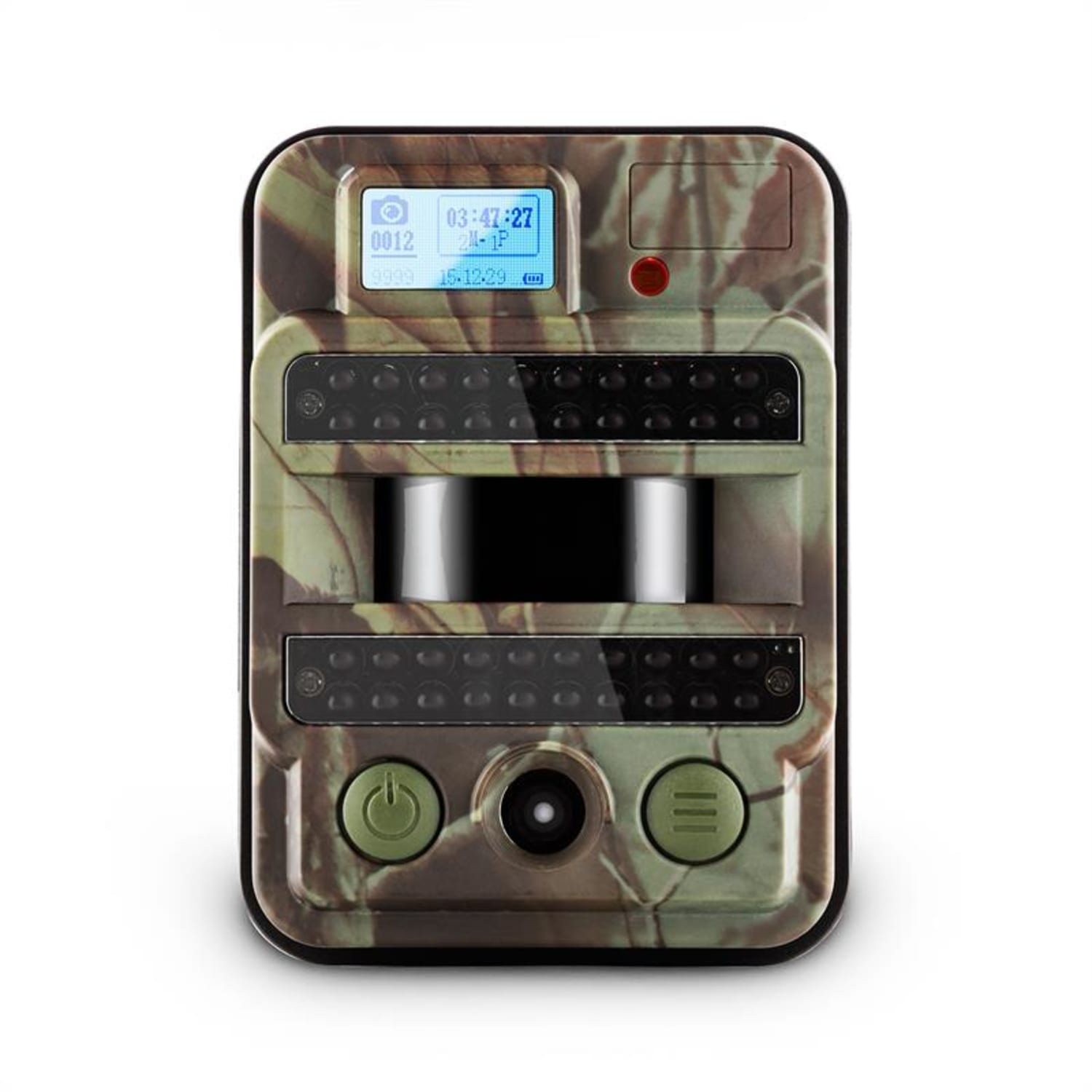 GRIZZLY MAX PIR Przyrodniczy aparat do fotografowania zwierząt Pułapka fotograficzna 40 Black LED 8 MP HD USB SD 100° 