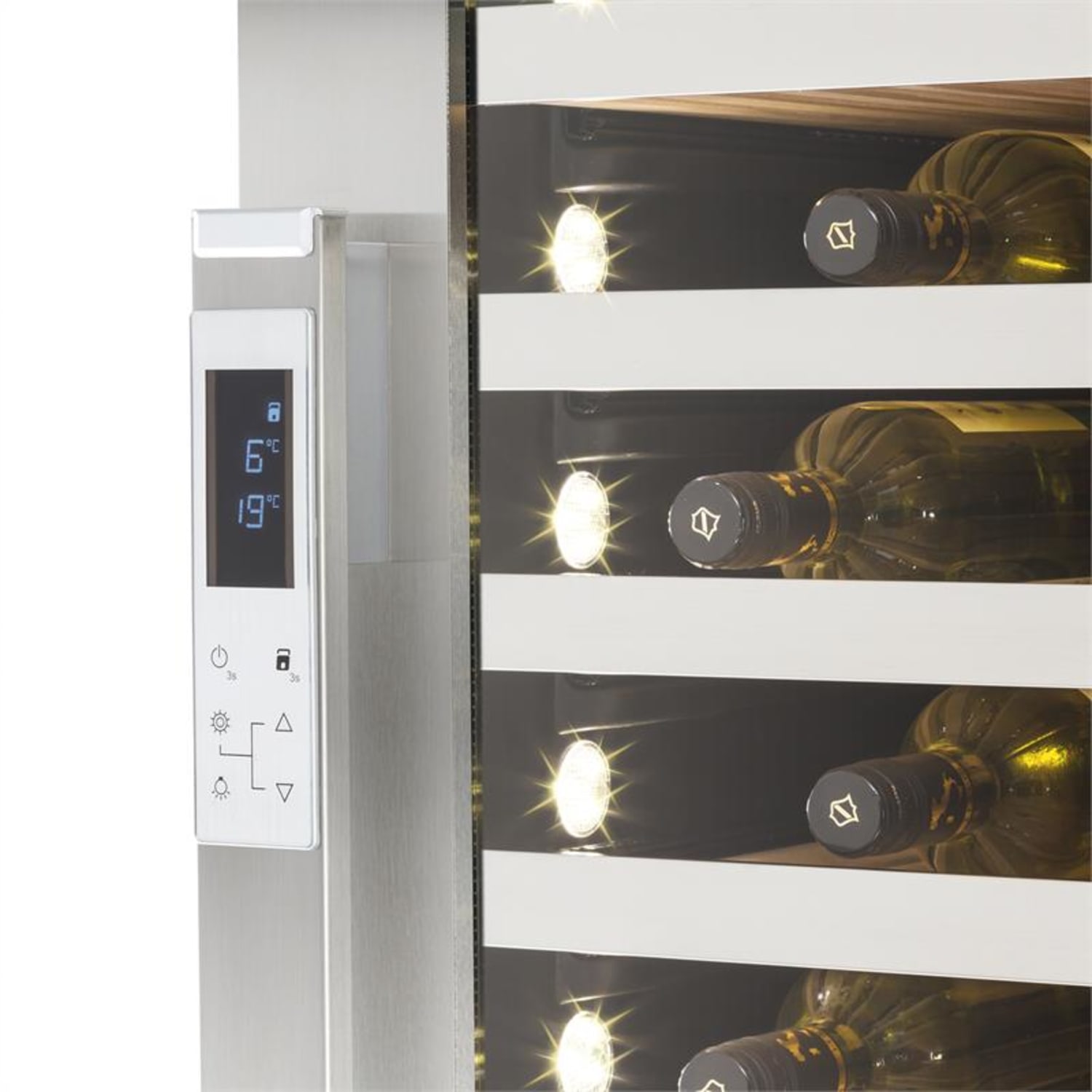 Botella 300S, chladnička na víno, 642 litrov, 303 fliaš vína, ušľachtilá oceľ, LED 
