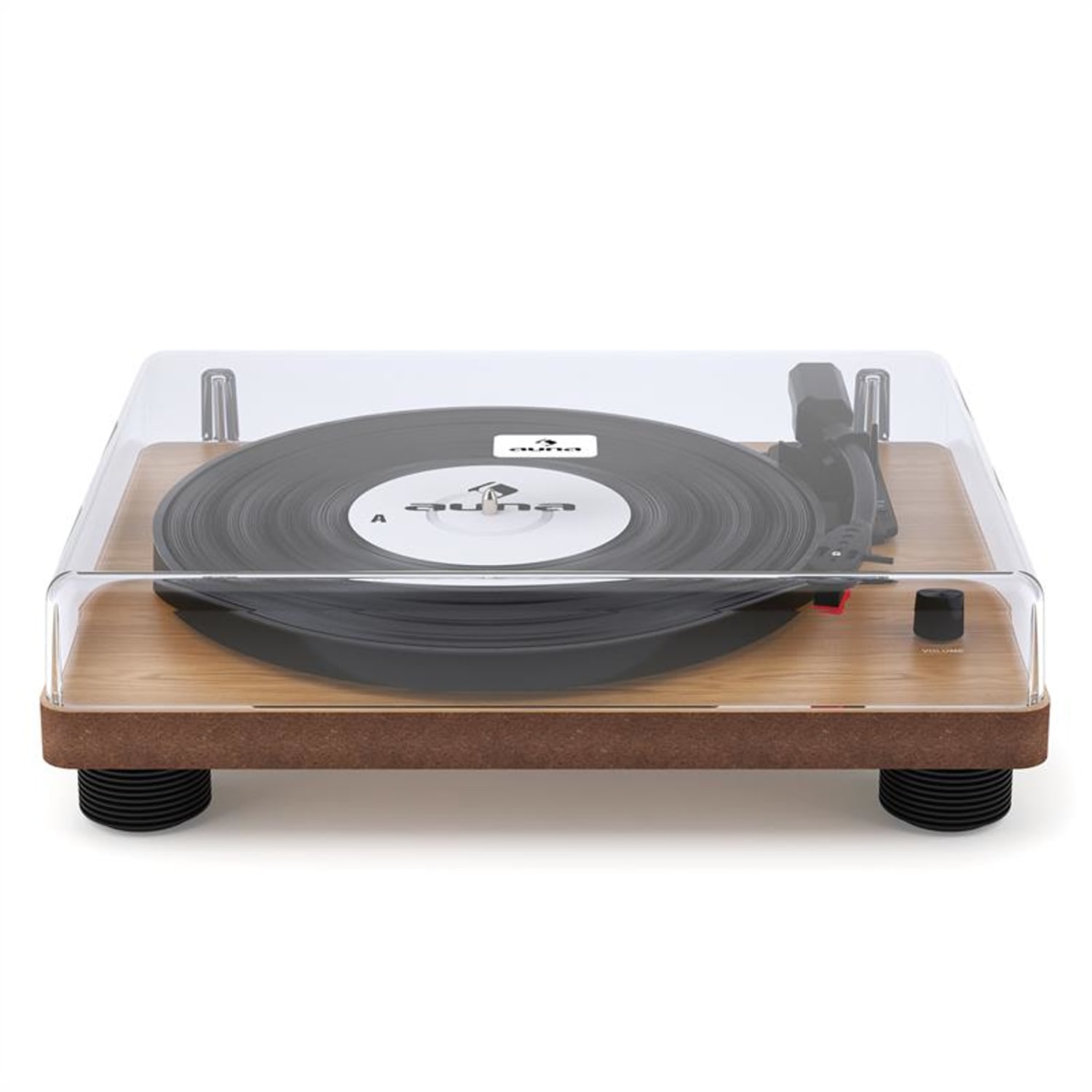 TT Classic WD Giradischi Retrò USB Line-Out Impiallacciatura In Legno 