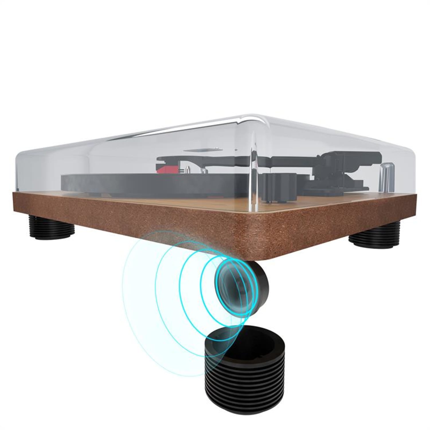 TT Classic WD Giradischi Retrò USB Line-Out Impiallacciatura In Legno 