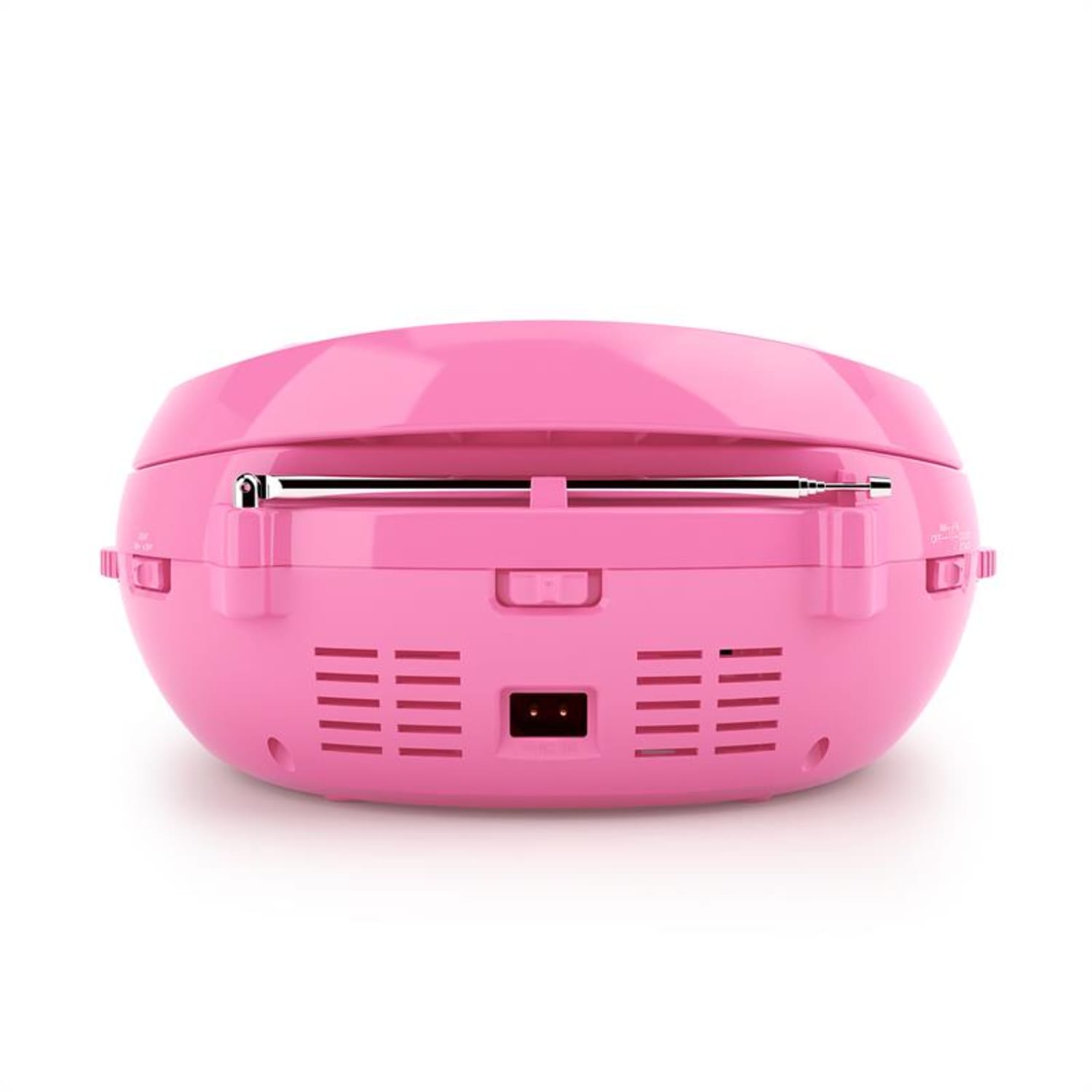 Roadie CD Boombox UKW радио, Светлинно шоу, CD плейър, Bluetooth 5.0 Розов