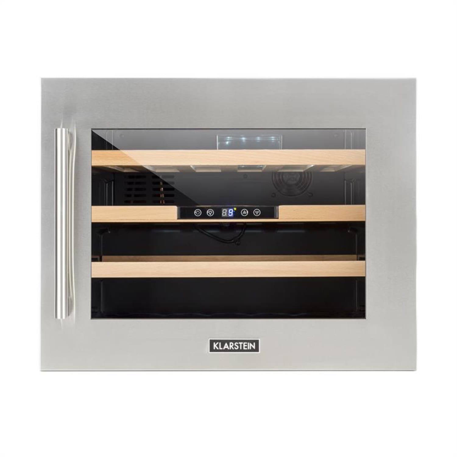 Vinsider 24D, vstavaná vinotéka, 24 fliaš, nehrdzavejúca oceľ 24_bottles | 1 chladiaca zóna | Nehrdzavejúca oceľ