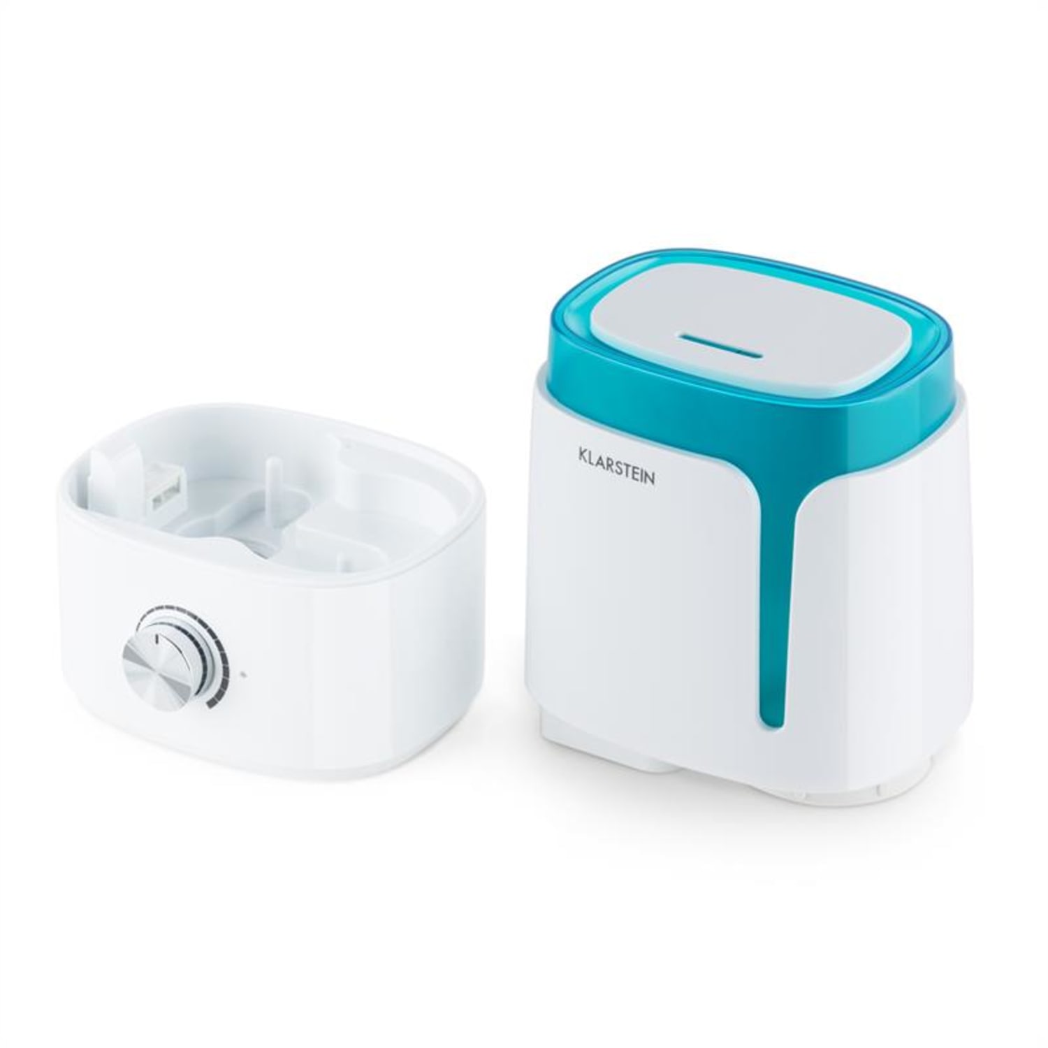 Stavanger Humidificador de aire Función de aromatización Ultrasónico 3,5 L blanco/turquesa Blanco