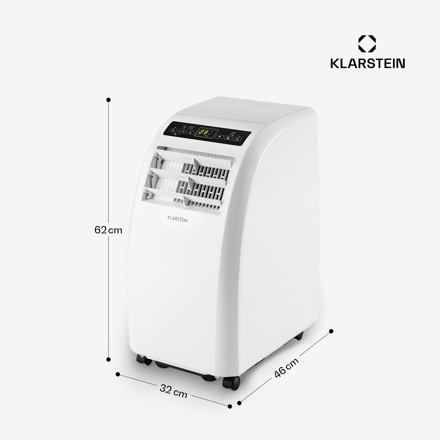 Metrobreeze Rom, mobilná klimatizácia, 10 000 BTU, A+, diaľkový ovládač, biela Nie | Biela
