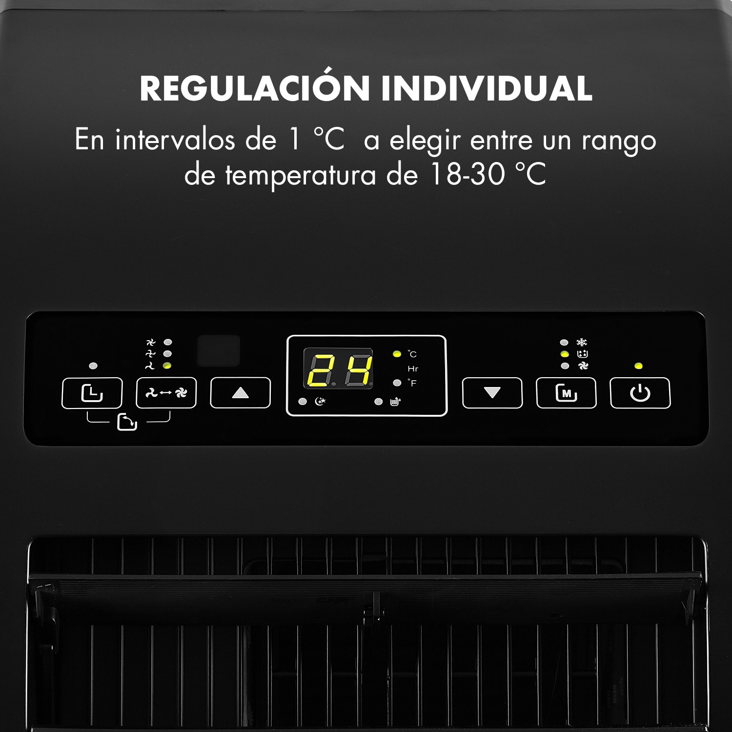 Aire acondicionado Metrobreeze Rom 10.000 BTU/3,0 kW EEC A+ Negro