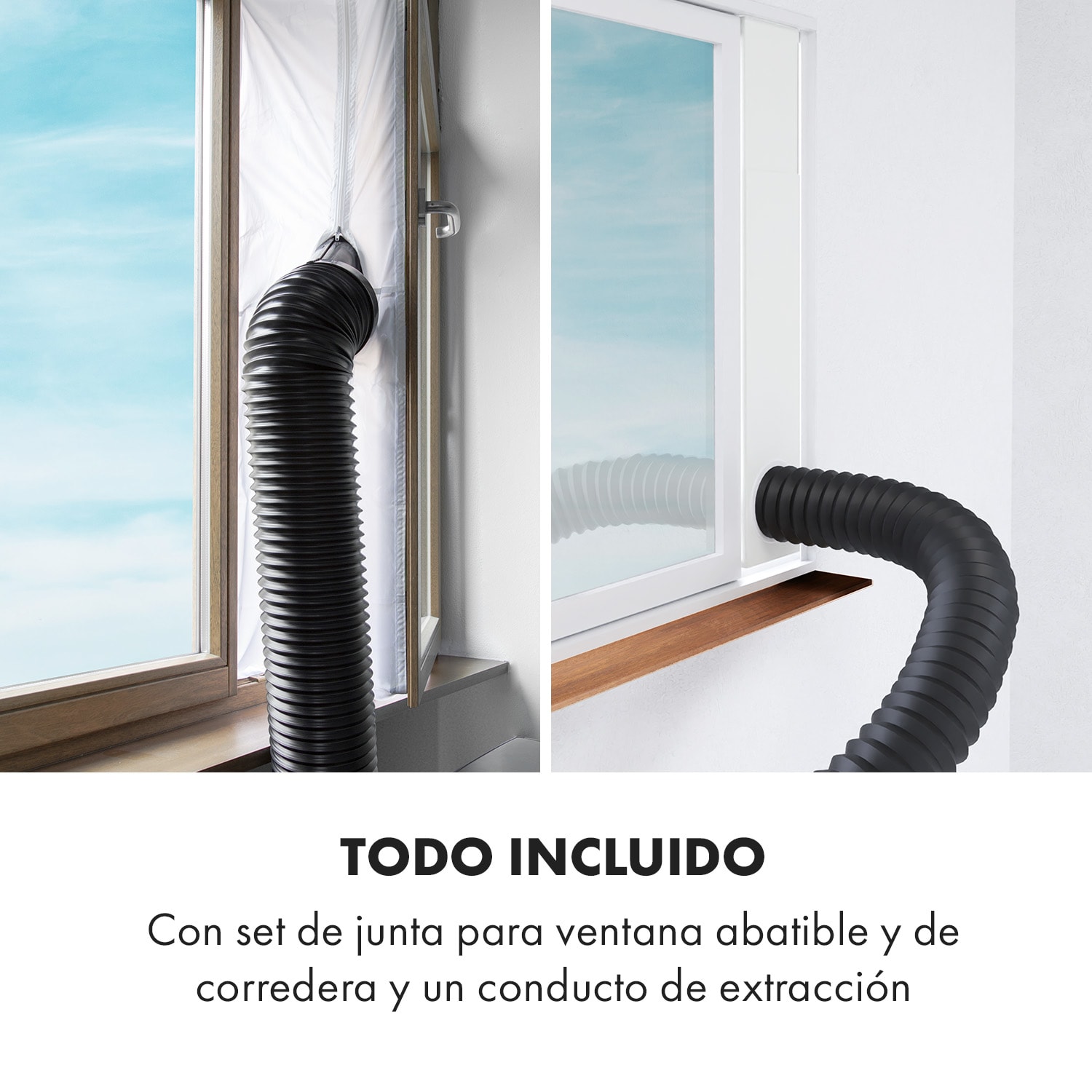 Aire acondicionado Metrobreeze Rom 10.000 BTU/3,0 kW EEC A+ Negro