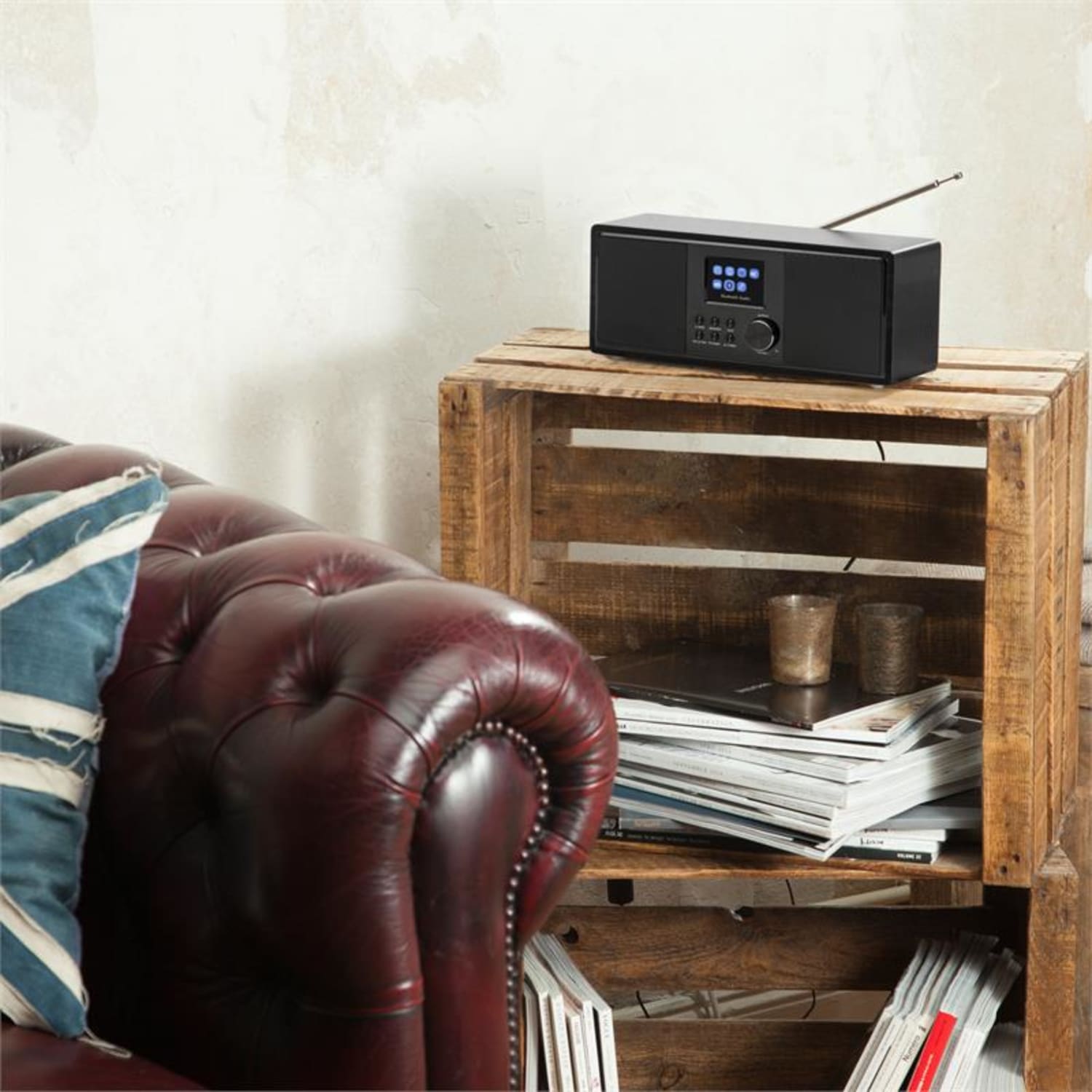 Radio Internet Connecter 120 Bluetooth WLAN DAB/DAB+ USB Noir